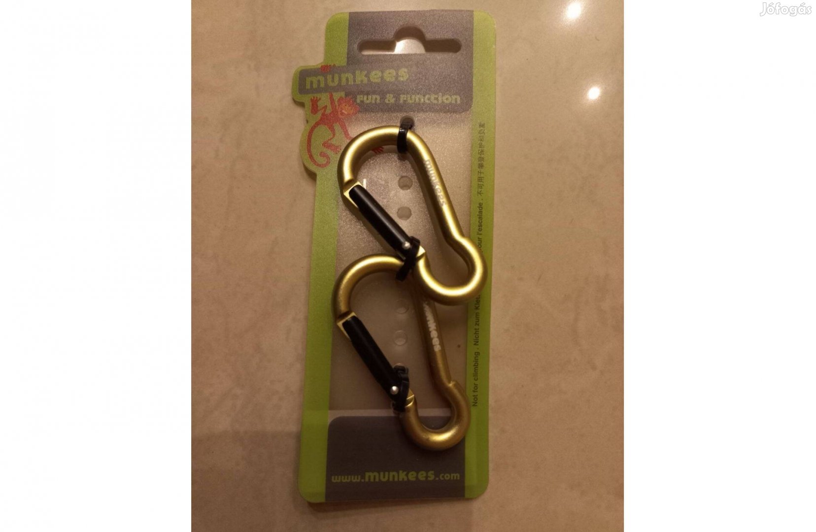 Két Munkees karabiner 6 x 60 mm