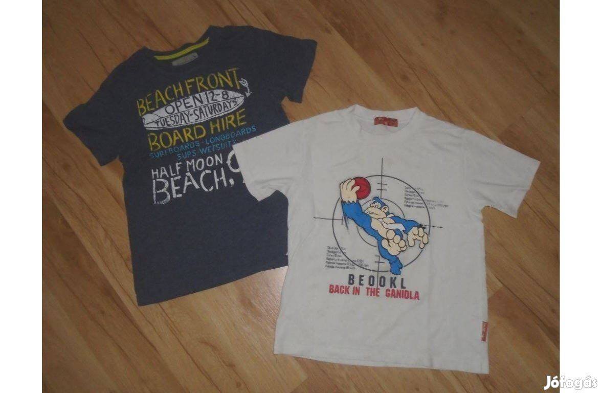 Két darab 134-140-es márkás póló fiúnak - mérve
