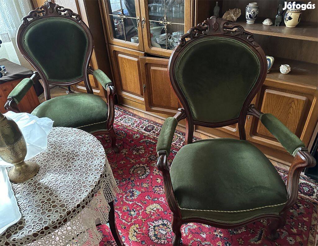 Két darab eredeti német barokk fotel eladó
