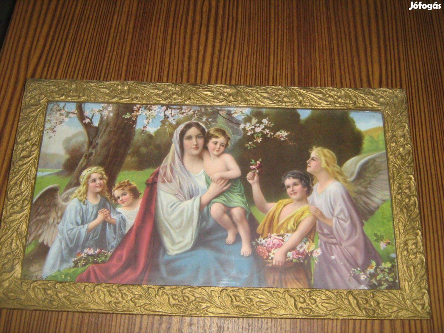 Két különböző nagyon régi antik nyomat 26x44cm