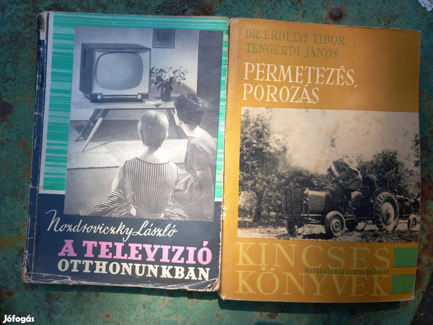 Két különböző régi szakkönyv a 60-as évekből egybe a kettő