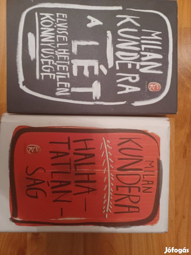 Két kundera könyv