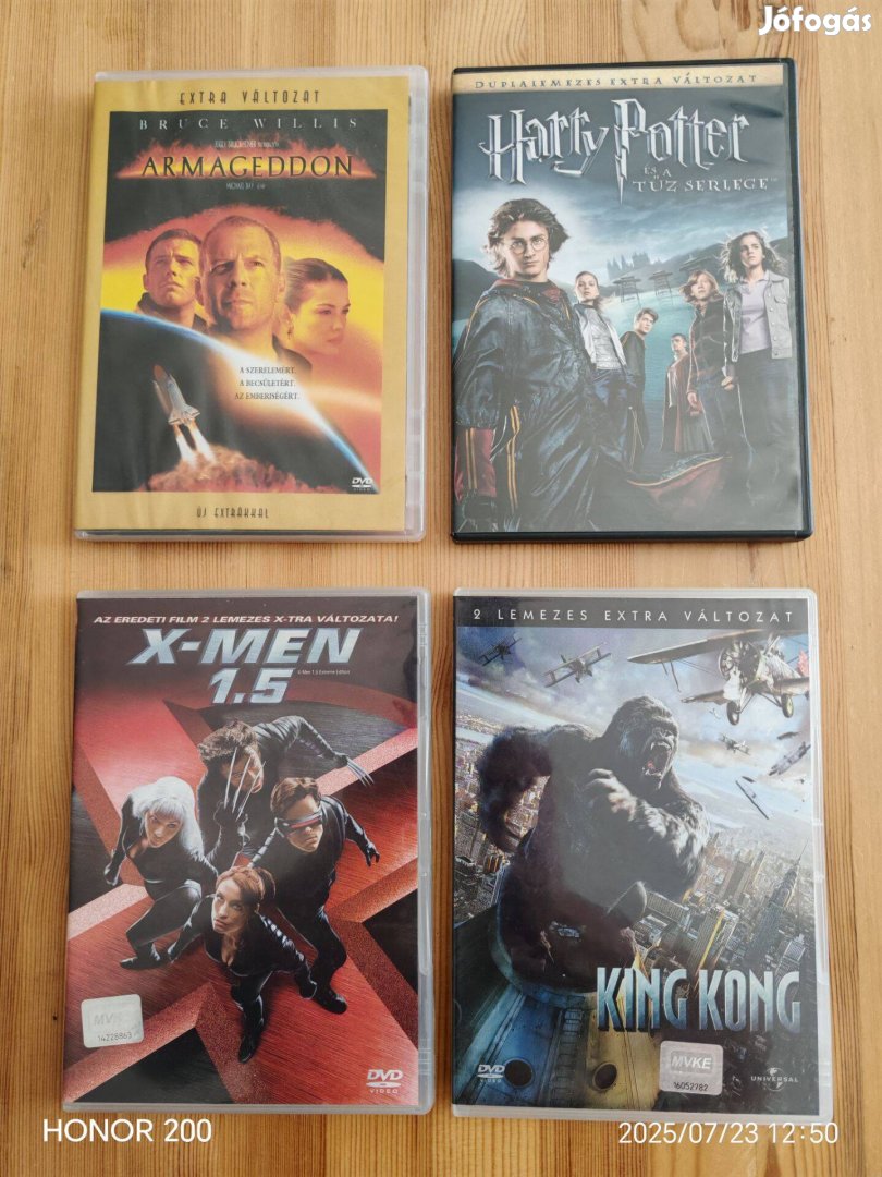 Két lemezes DVD filmek