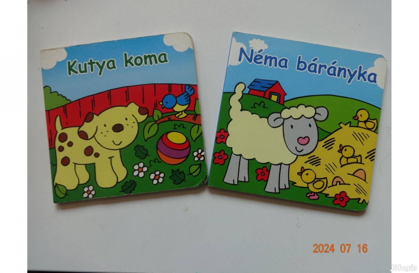 Két szép kemény lapos mesekönyv együtt: Kutya KOMA + Néma Bárány