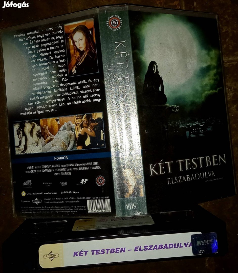 Két testben - Elszabadulva - horror vhs 