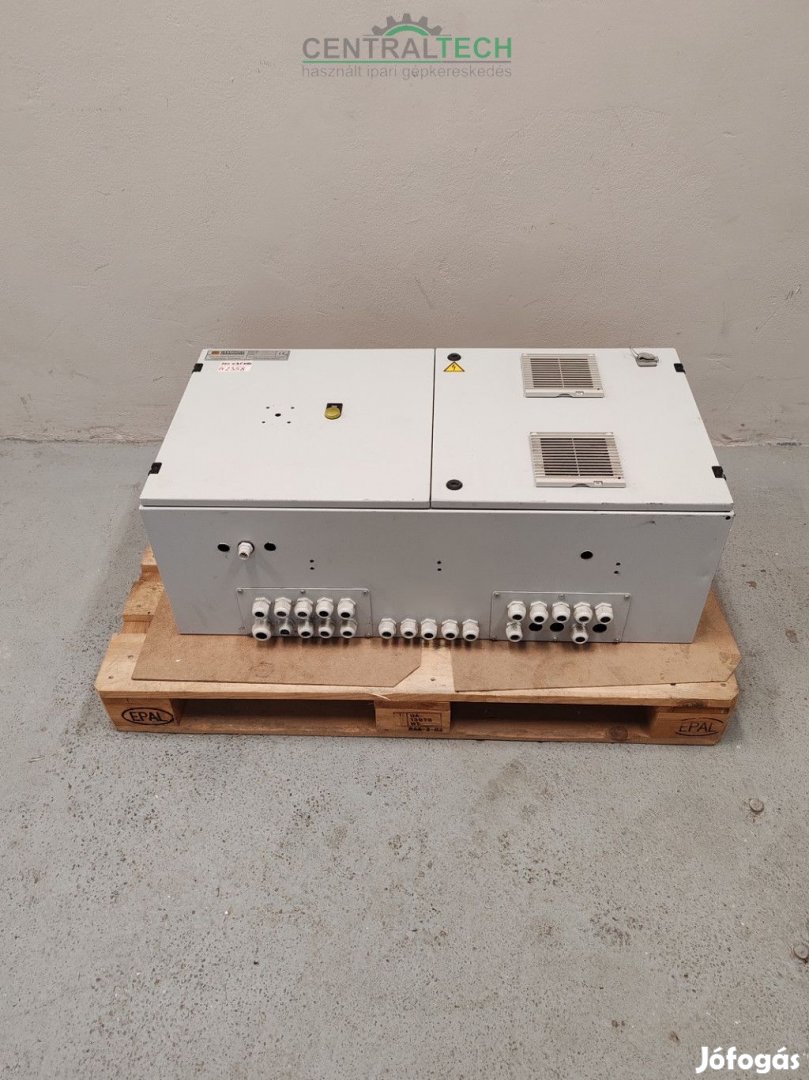 Kétajtós fém kapcsolószekrény 100x35x50cm elosztószekrény.