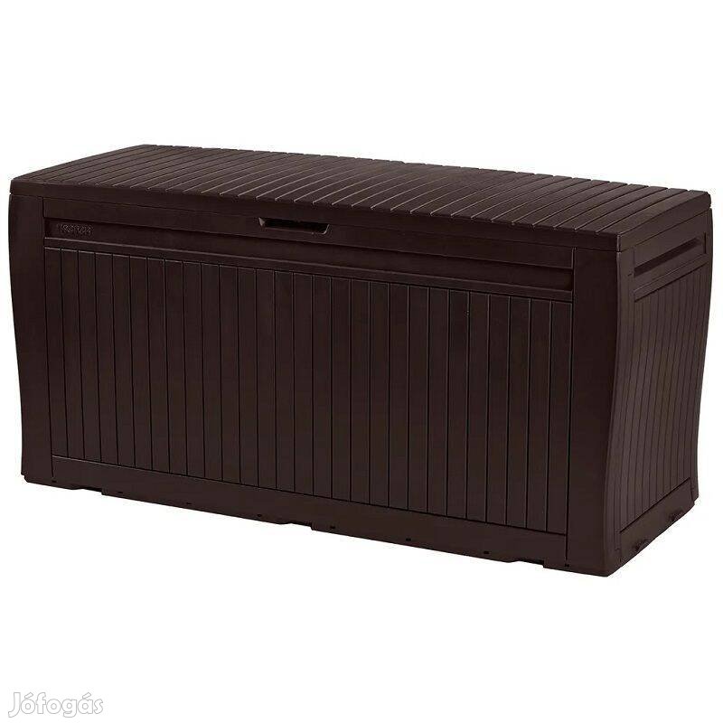 Keter Comfy 17202623 műanyag kerti tárolódoboz, 270L, 117x45x57cm