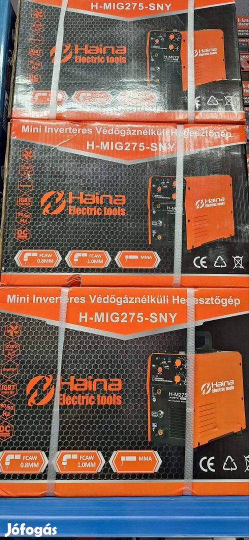 Kétfunkciós inverteres védőgáz nélküli hegesztőgép