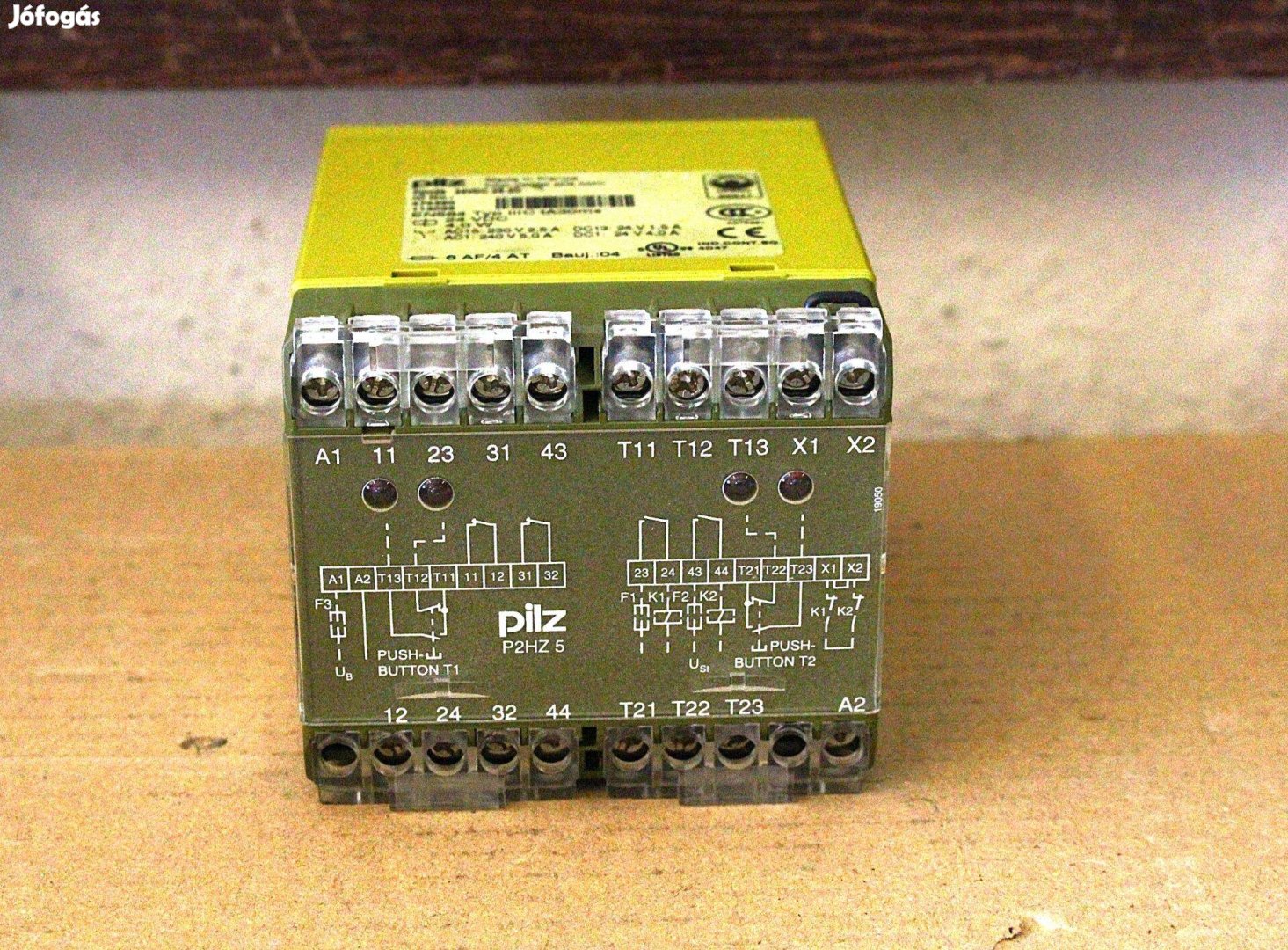 Kétkezes biztonsági relé 1, 2 csatornás Pilz 7161