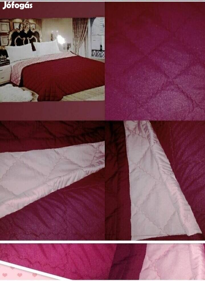 Kétoldalas franciaágy francia ágy takaro vastag ágytakaró