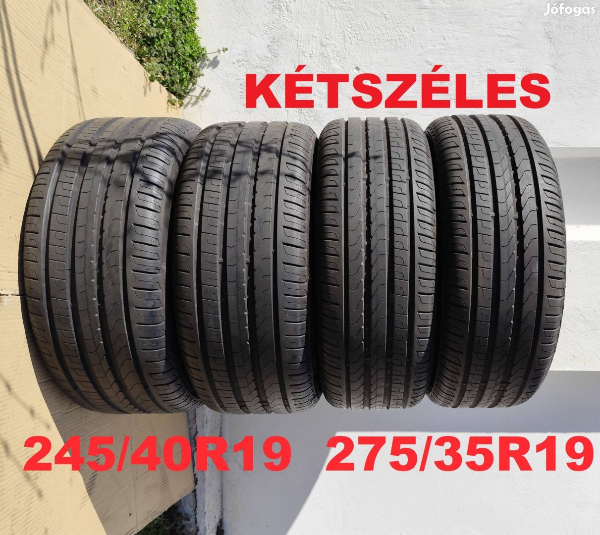 Kétszéles 245/40 R19 és 275/35 R19 nyári gumi DOT2023