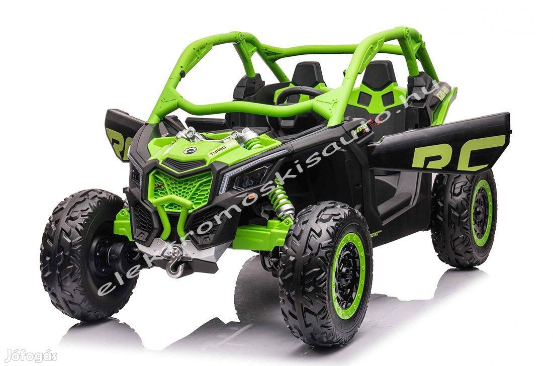 Kétszemélyes Can-Am Maverick 24V-os zöld eredeti elektromos