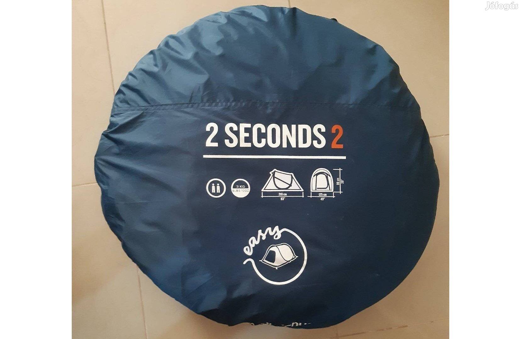 Kétszemélyes Decathlon sátor