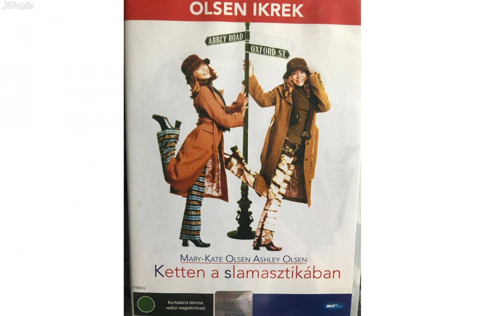 Ketten a slamasztikában (Mary-Kate Olsen, Ashley Olsen) DVD. Új,Ritka