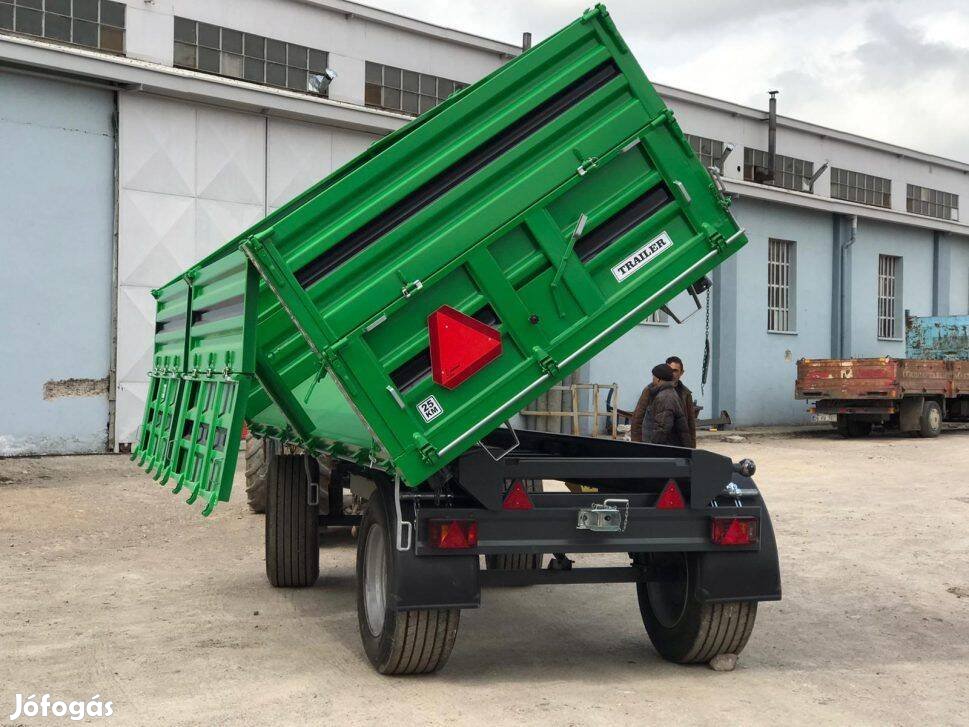 Kéttengelyes 15 tonnás pótkocsi
