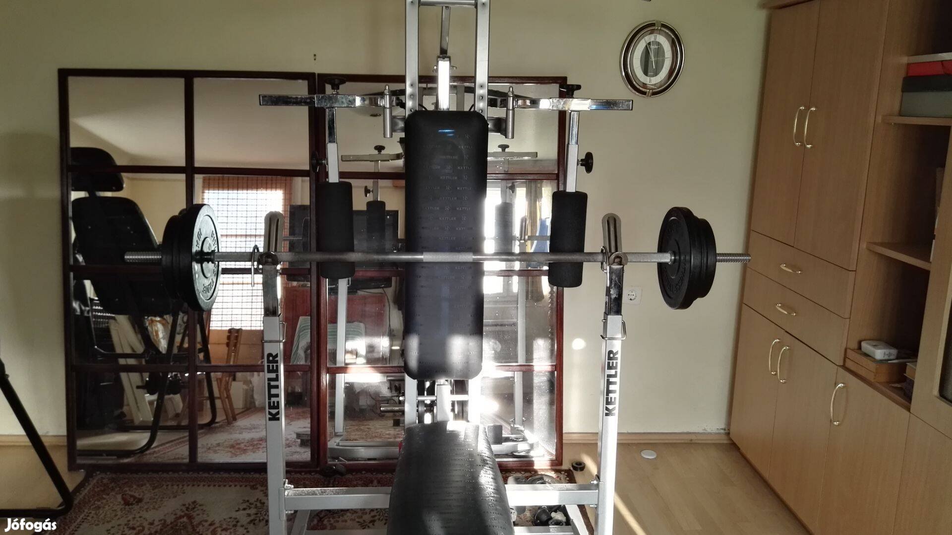 Kettler német multifunkciós kondigép 80 kg súllyal