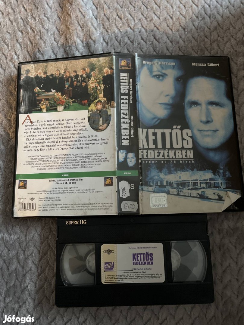 Kettős fedezékben vhs nagytok krimi
