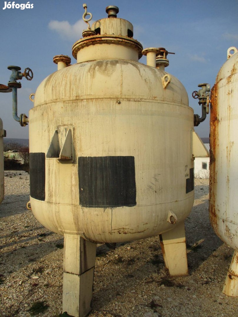 Keverő tartály mixer 5m3 fűthetű duplafalú 1315