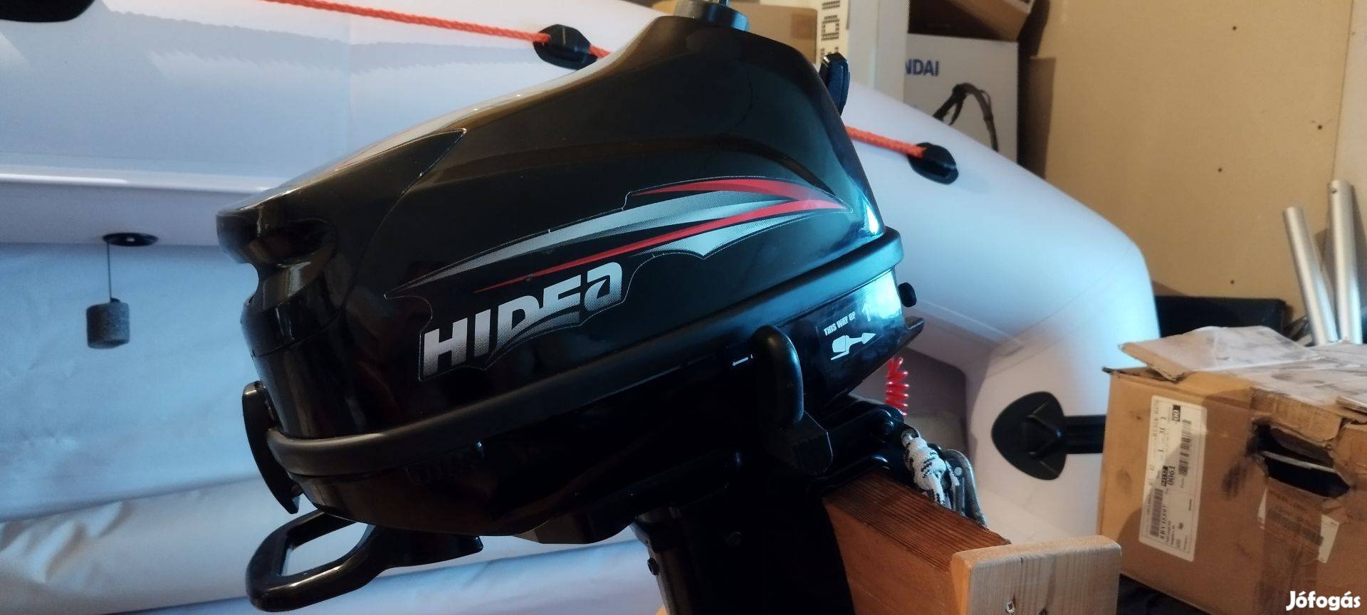 Keveset használt Hidea 4ütemü 6HP rövidtribes csónakmotor eladó!
