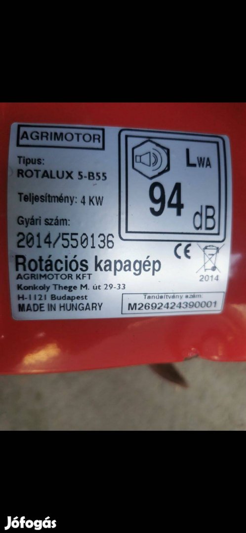 Keveset használt rotációs kapa