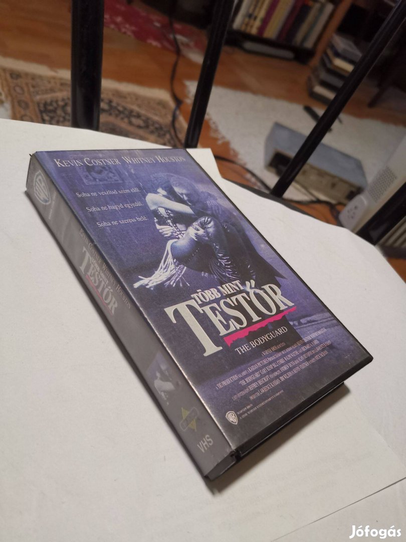 Kevin Costner - Whitney Houston - Több mint testőr - eredeti VHS film
