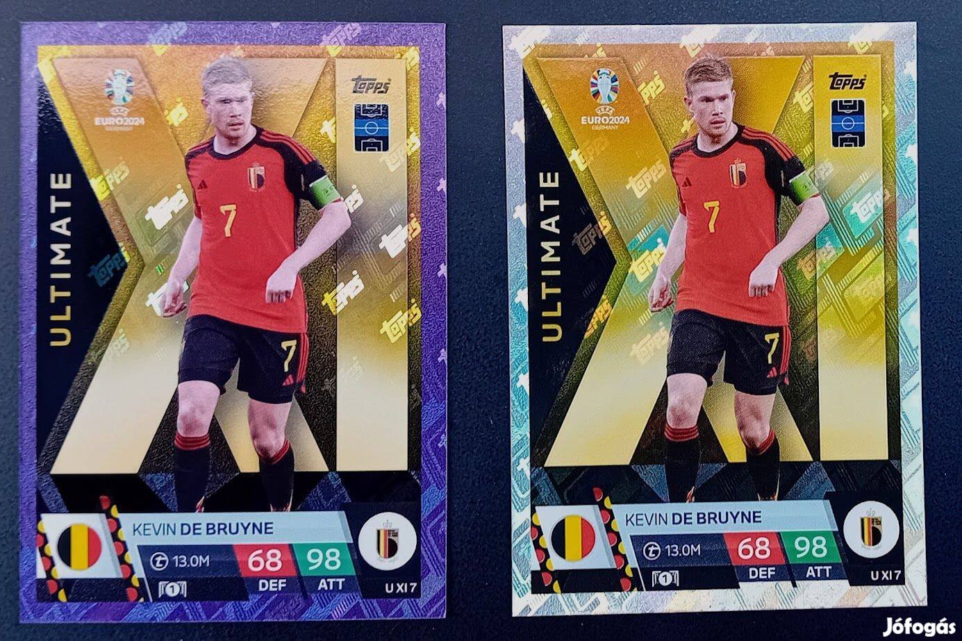 Kevin De Bruyne Belgium Ultimate XI és Purple Sapphire Euro 2024