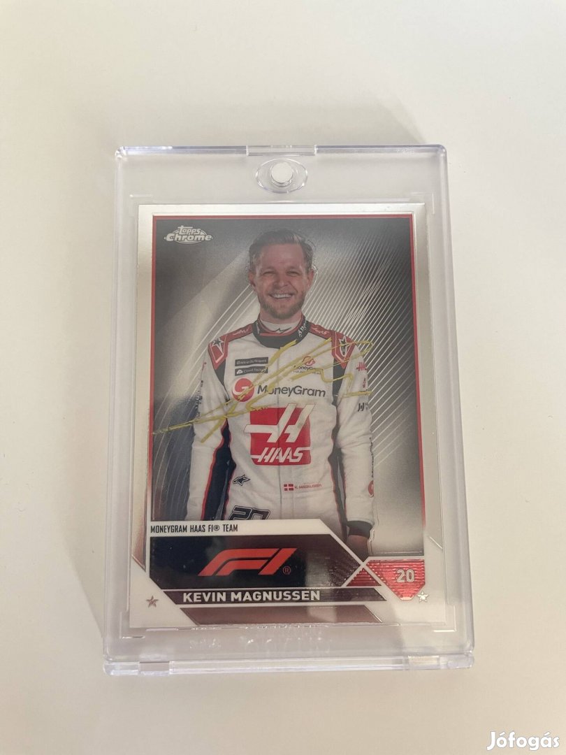 Kevin Magnussen eredeti aláírás