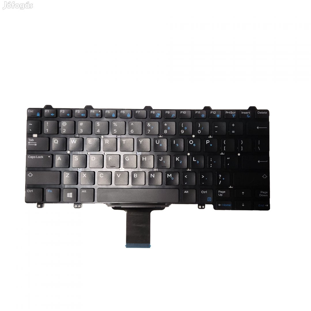 Keyboard Dell E7250 / E7270 / E5250 / E5270small enter, P/N 0PNH6G