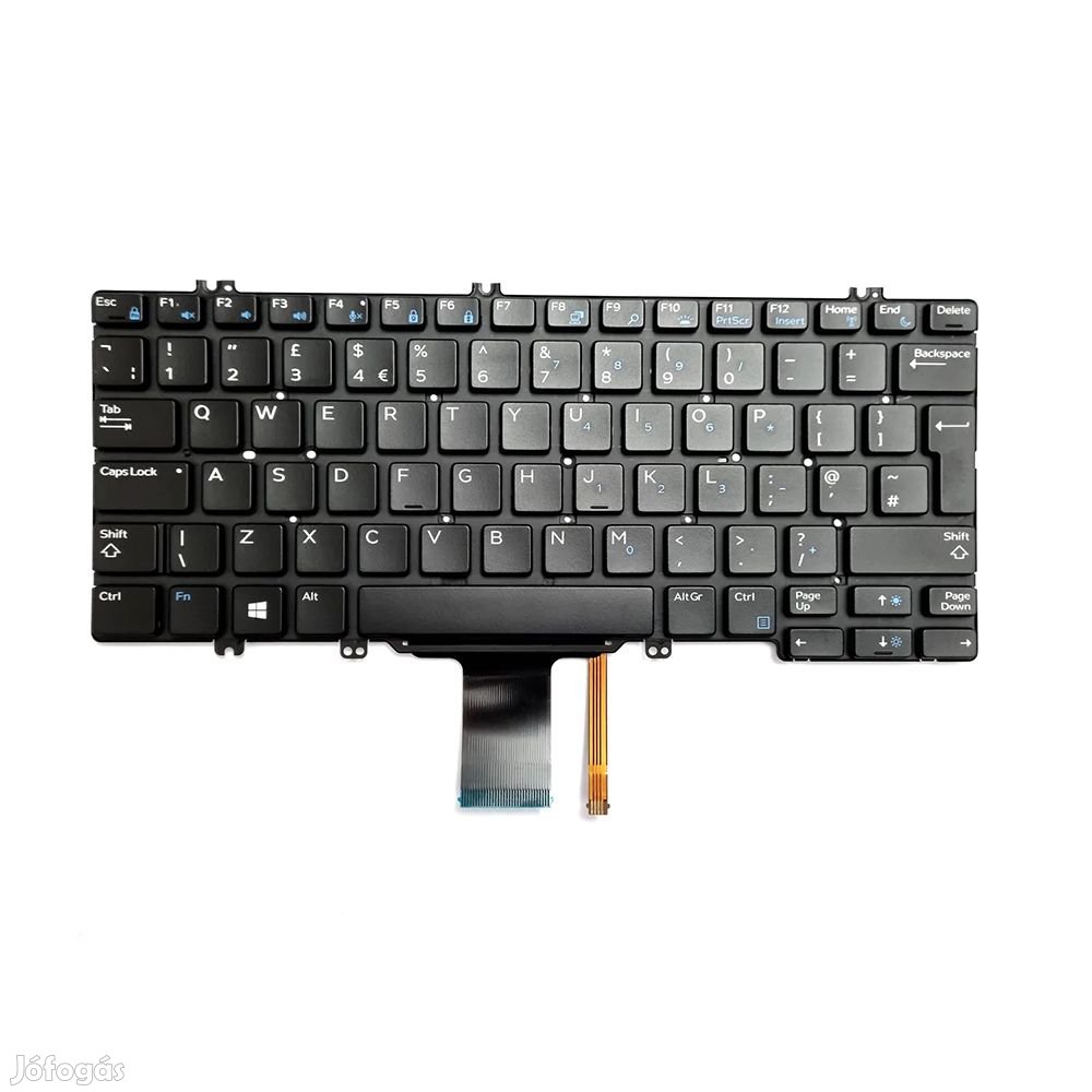 Keyboard Dell Latitude 7280/7290/7380/7390/5280backlit, big enter,