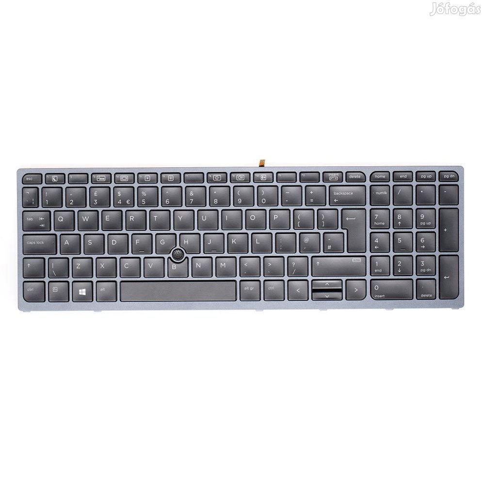 Keyboard HP Zbook 15/17 G3/G4backlit, trackpoint, big enter, P/N