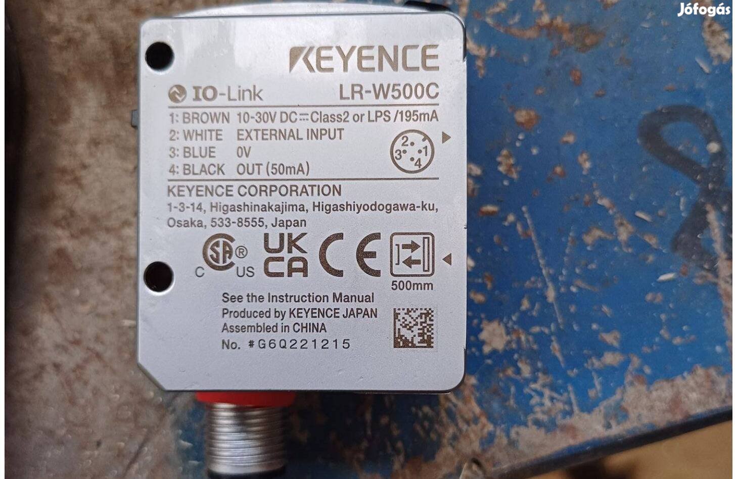 Keyence LR-W500C szín szenzor