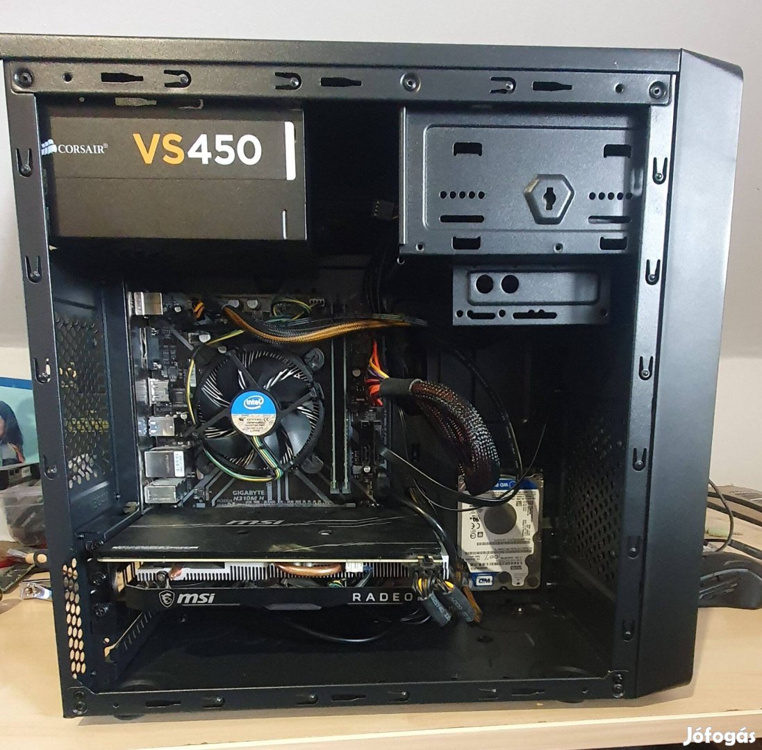 Kezdő Gamer PC ( i5 9400/RX5500XT/16Gbddr4/256Gbnvme+HDD)