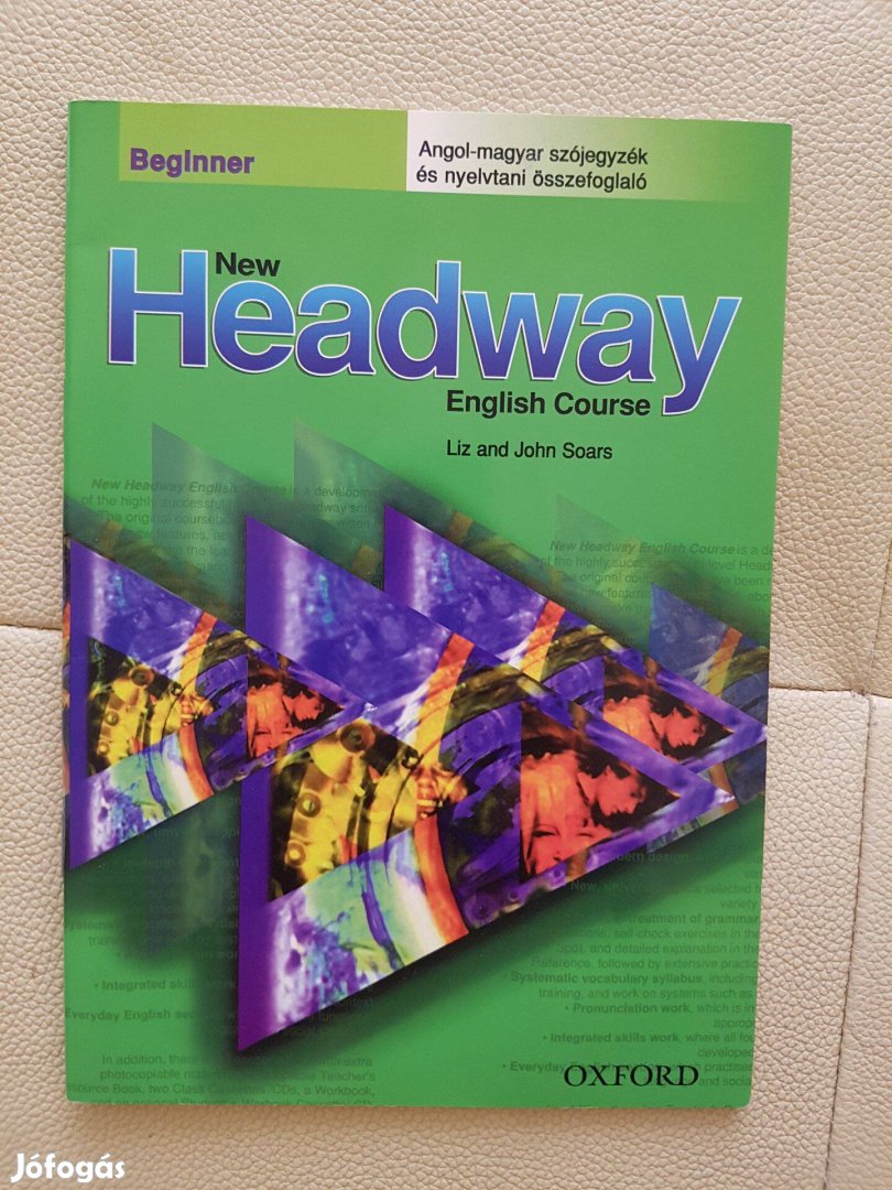 Kezdő angol New Headway Beginner nyelvkönyv füzet