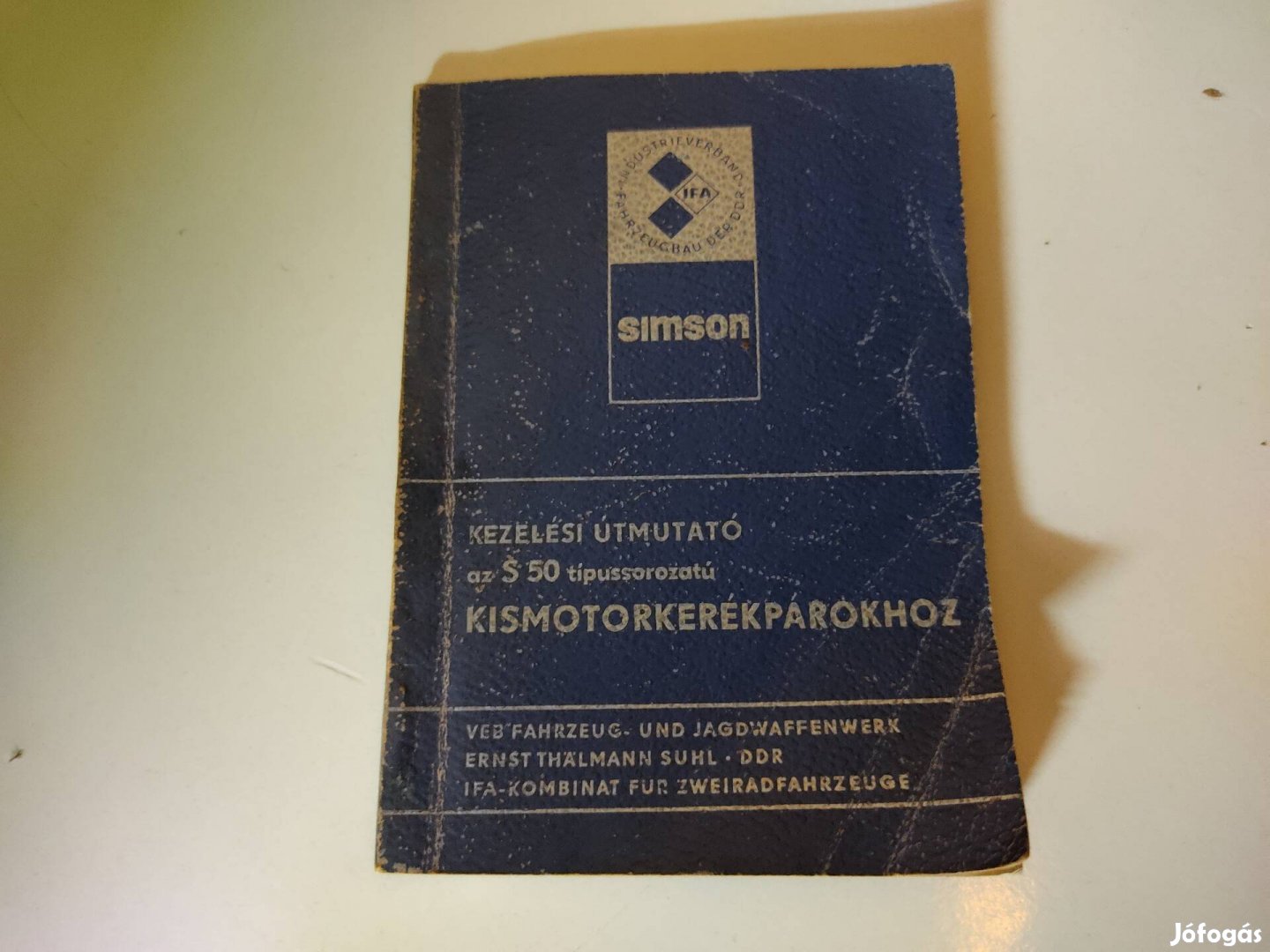 Kezelési Útmutató Simson S50 Kismotorkerékpárhoz 