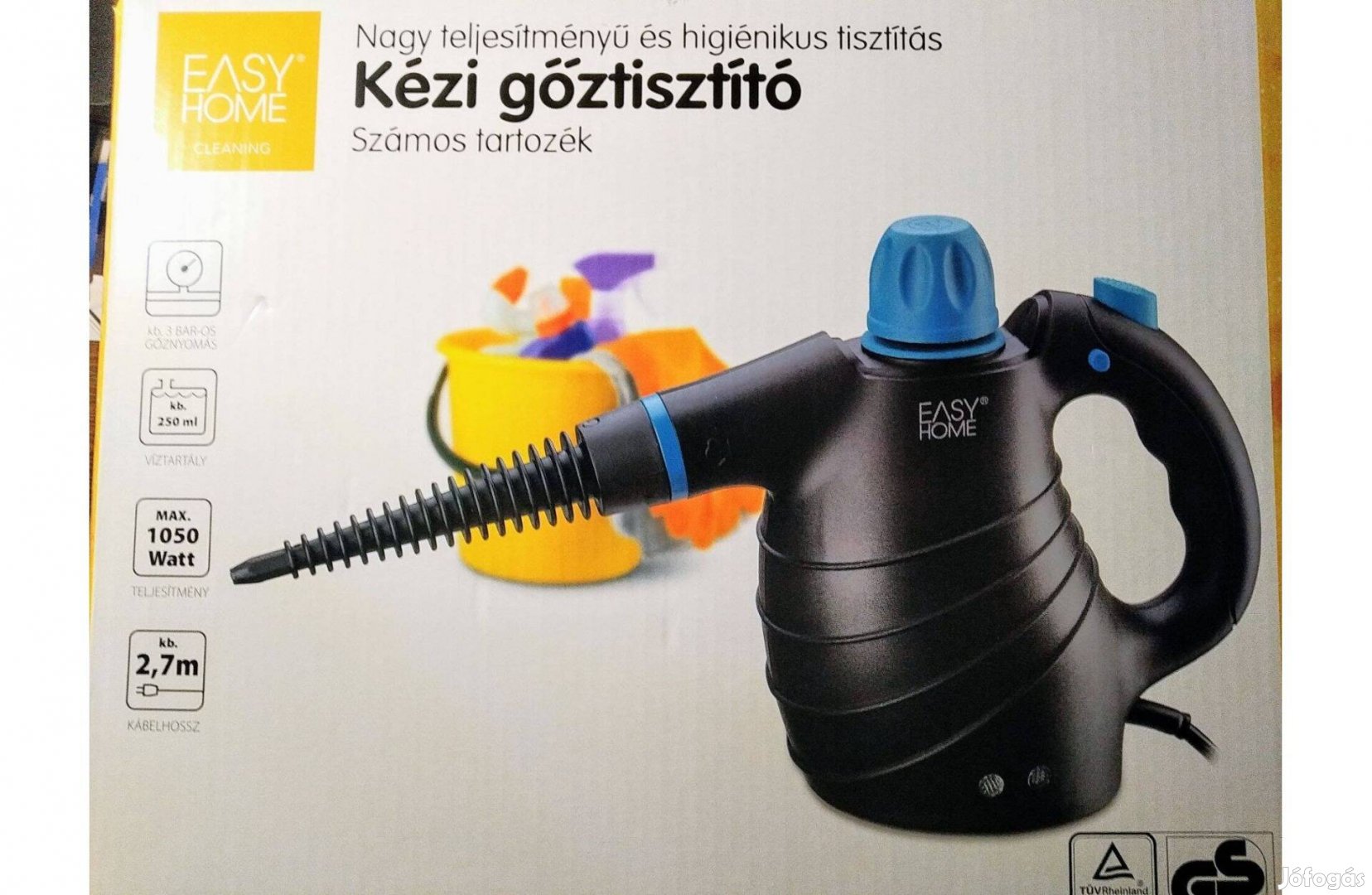 Kézi Gőztisztító EASY Home (Német Márka) Új,1050Watt