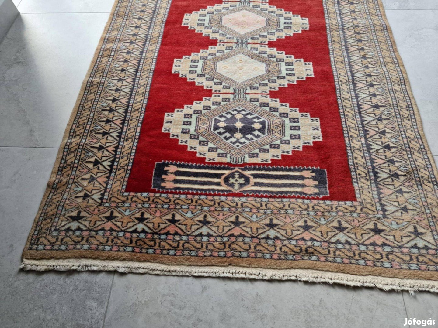 Kézi csomózású 100x150 gyapjú perzsa szőnyeg Vmzk05