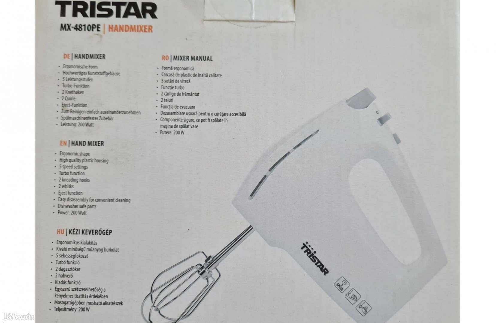 Kézi mixer - Tristar
