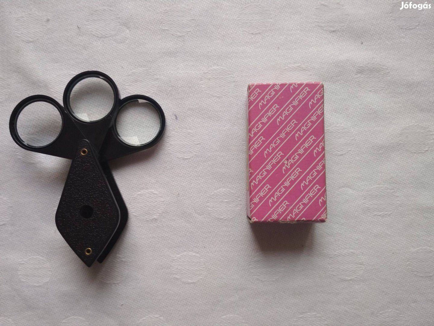 Kézi nagyító , 3 lencséből álló