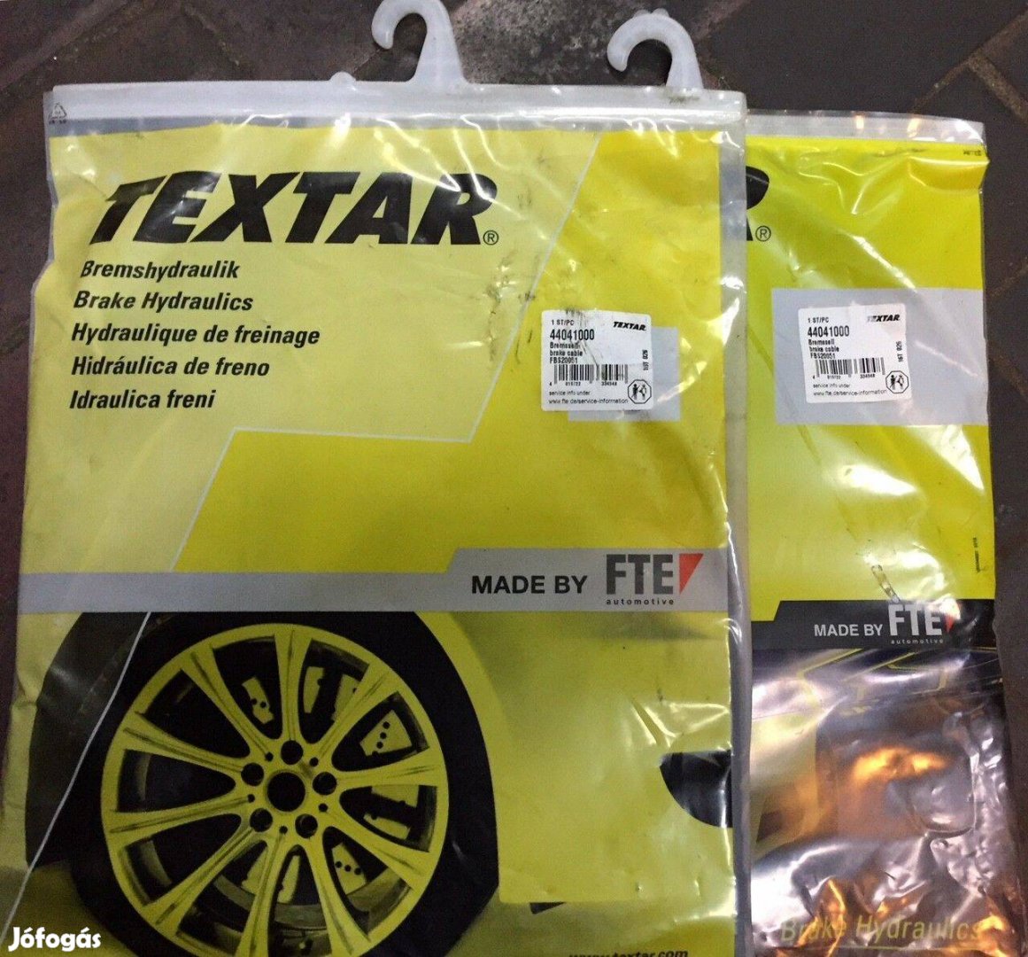 Kézifék bowden: Toyota Yaris P9 rechts & links Textar 44041000