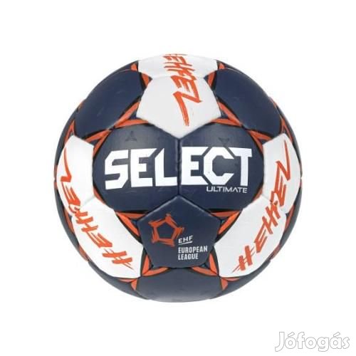 Kézilabda Select Ultimate EHF Európa Liga V22 white/blue 2-s méret