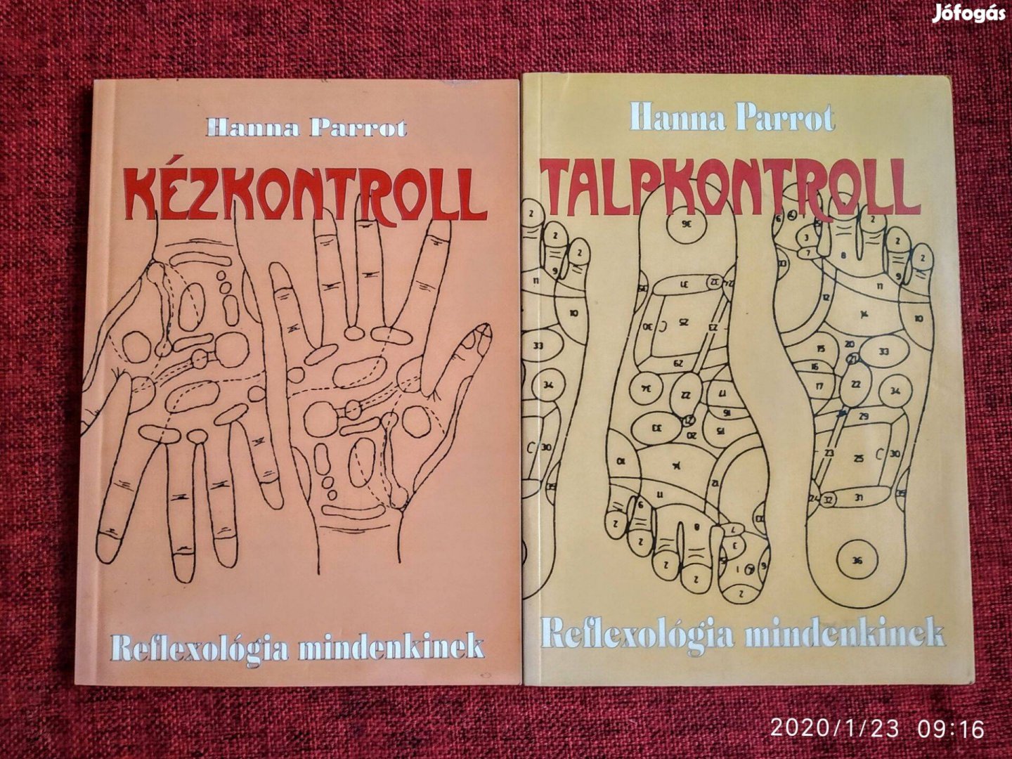 Kézkontroll - Talpkontroll Reflexológia mindenkinek Hanna Parrot