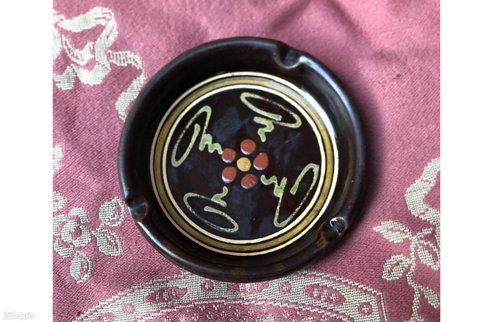 Kézműves kerámia hamutál 80-as évekből 1500 Ft