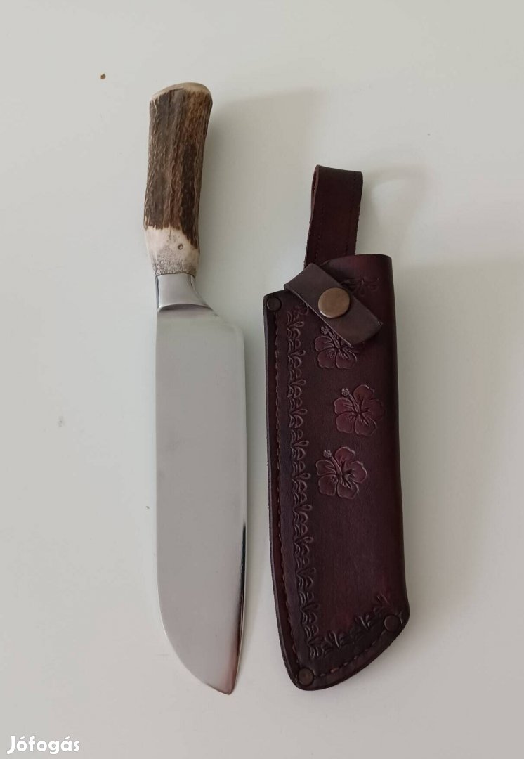 Kézműves santoku konyhakés túra kés vadászkés 