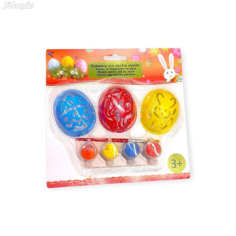 Kézműves tojásfestő készlet 3 forma tojásokhoz és