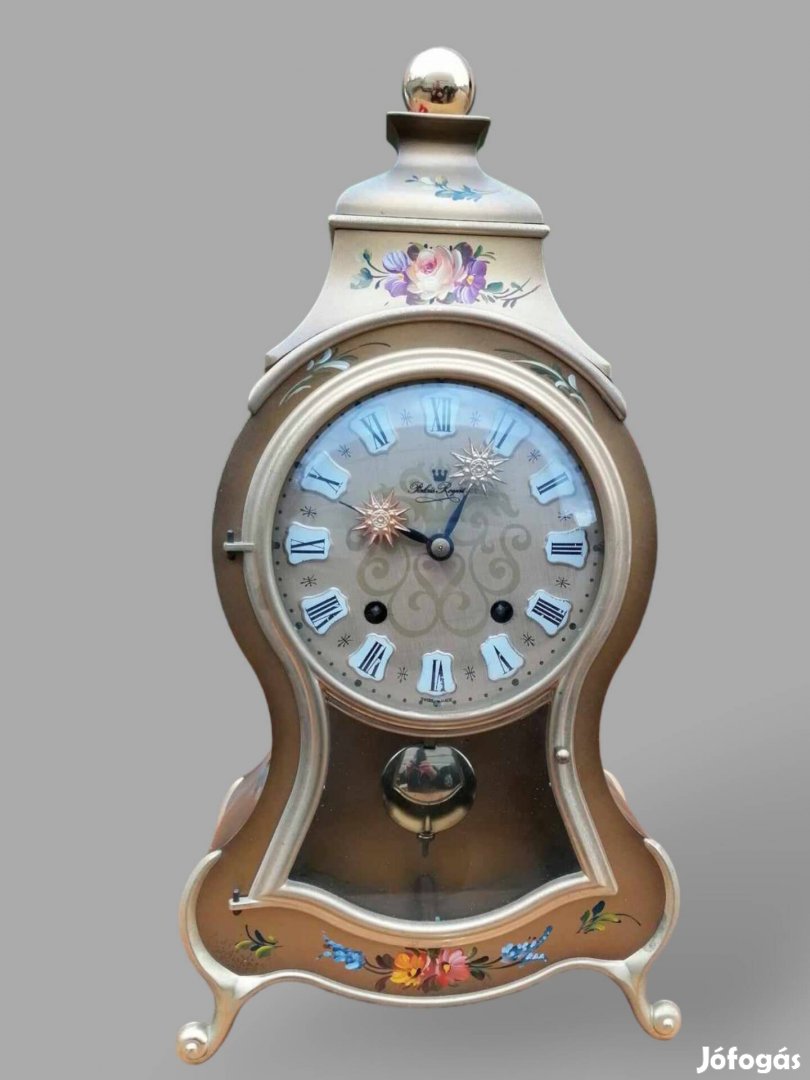 Kézzel festett kandalló óra 