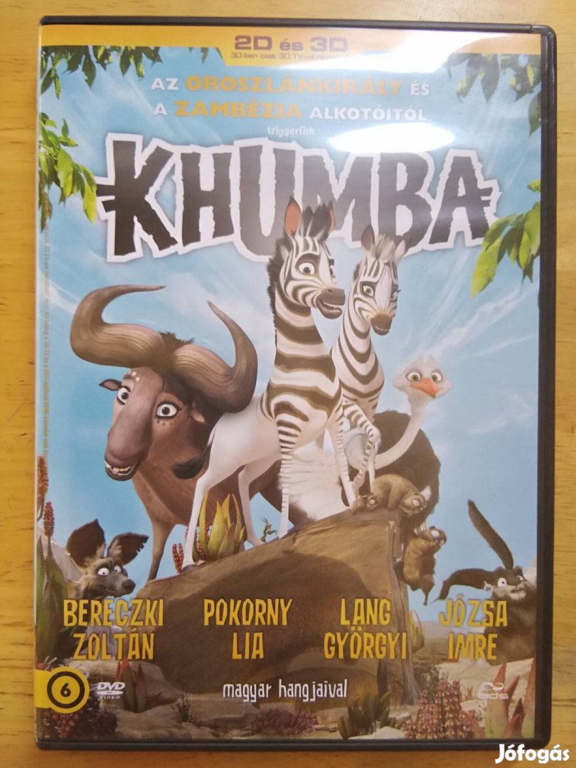 Khumba újszerű dvd 2D + 3D