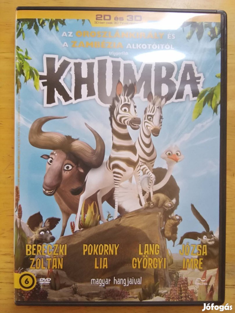 Khumba újszerű dvd 2D és 3D 