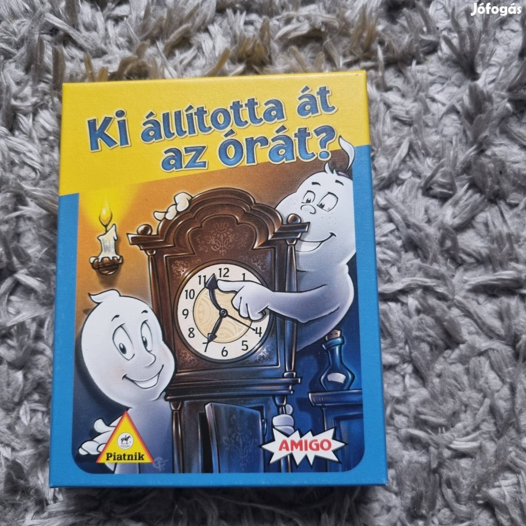 Ki állította át az órát? kártyajáték