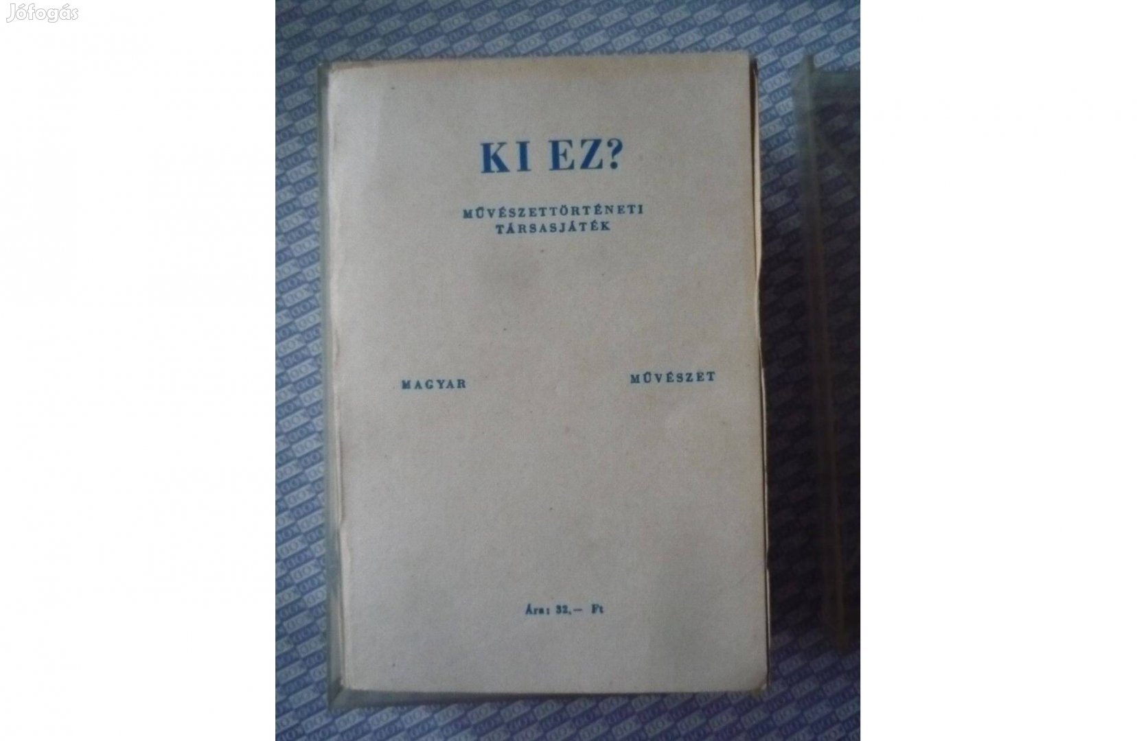 Ki ez? Művészettörténeti kártyajáték Magyar művészet 100 lapos 1963