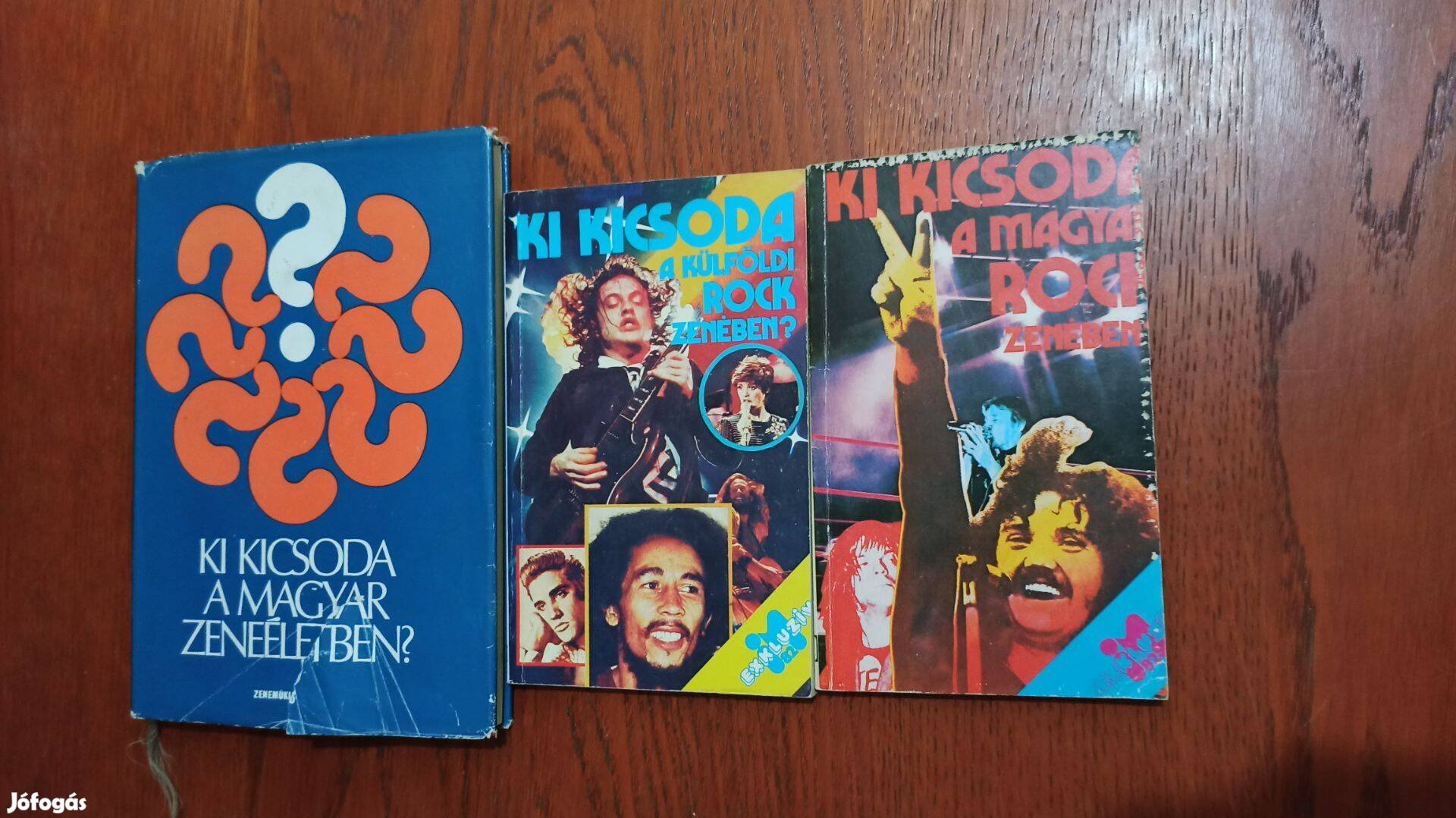 Ki kicsoda zene témakörben könyvcsomag 3 db könyv